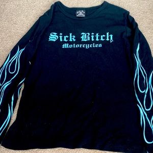 Sick Boys Motorcycles long sleeve Tee shirt